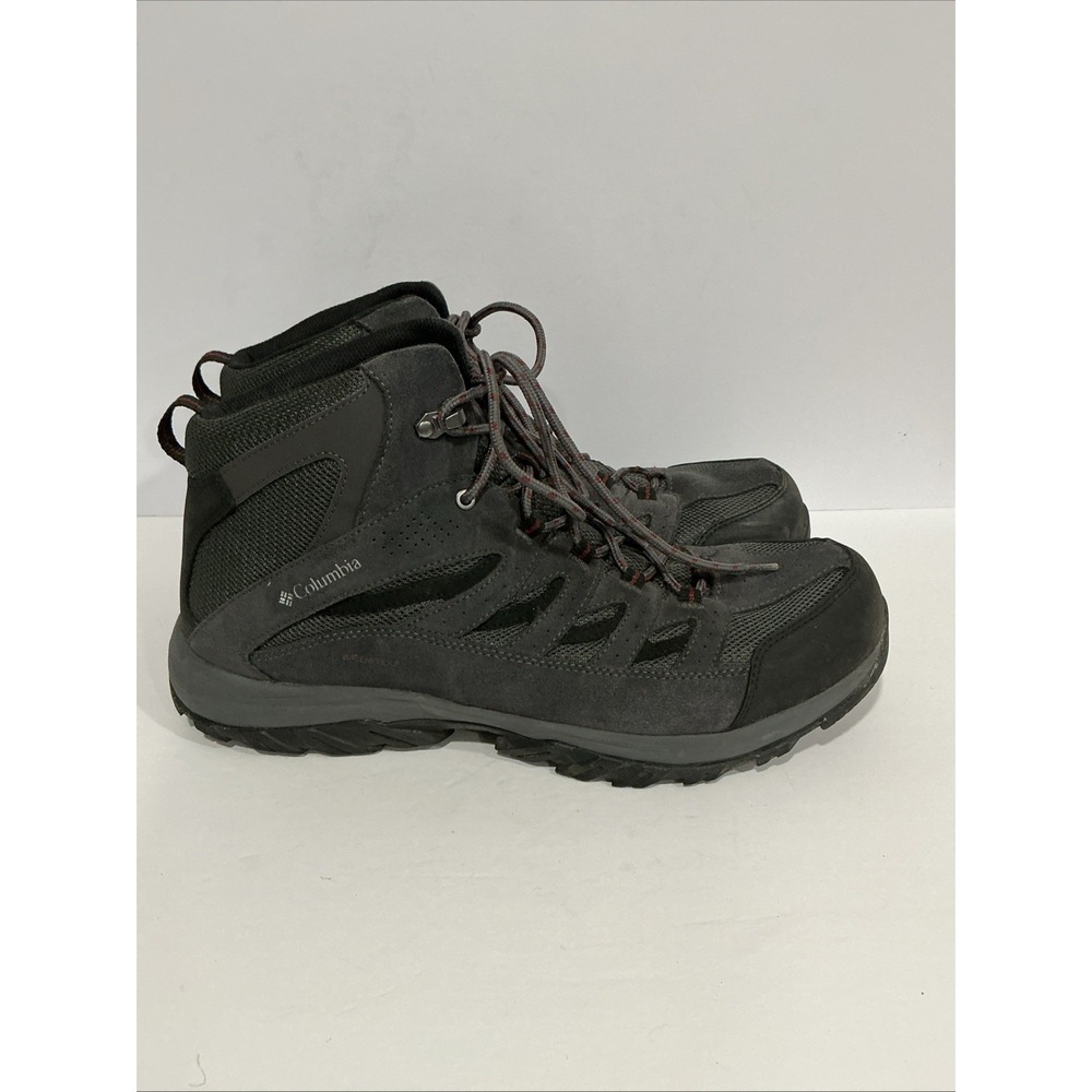 Columbia Men's Crestwood Mid Waterproof Hiking Boots, Gray, 14W, Gorpcore